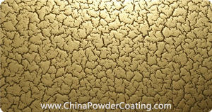 cracking effect powder crack gold coating paint